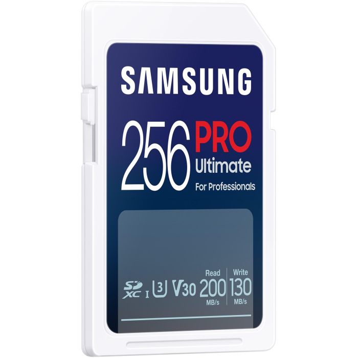 Samsung MB-SY256S Tarjeta de Memoria SDXC 256GB UHS-I Clase 10 U3 V30 Velocidad Lectura 200MB/s Escritura 130MB/s Retail 1