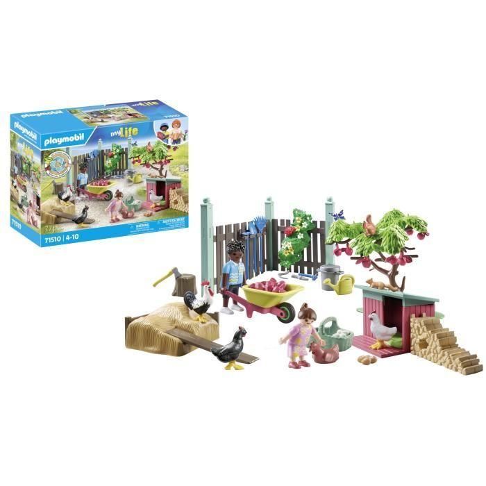 PLAYMOBIL 71510 Gallinero y jardín, Mi Vida 2 PLAYMOBIL 71510 Gallinero y jardín, Mi Vida 2