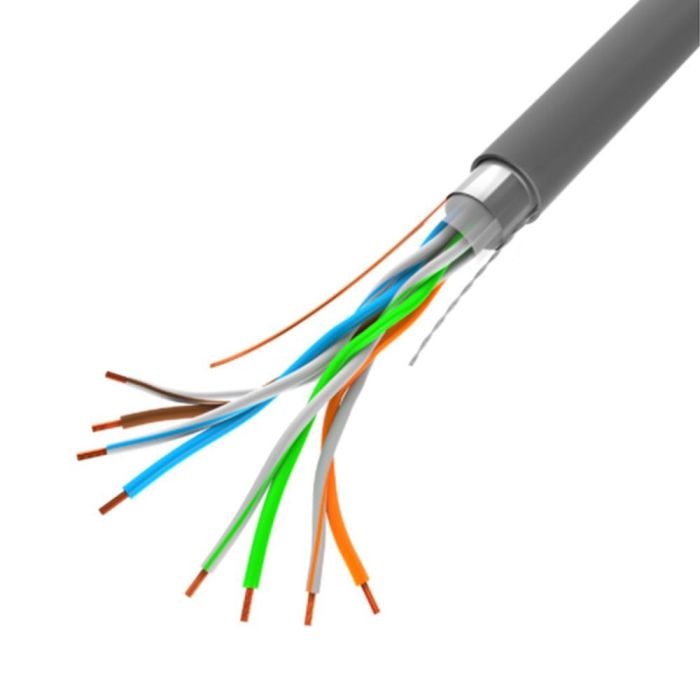 BOBINA DE CABLE APANTALLADO LANBERG LCF5-10CC-0305-S - RJ45 - CAT5E - FTP - AWG24 - 305M - GRIS 1 BOBINA DE CABLE APANTALLADO LANBERG LCF5-10CC-0305-S - RJ45 - CAT5E - FTP - AWG24 - 305M - GRIS 1