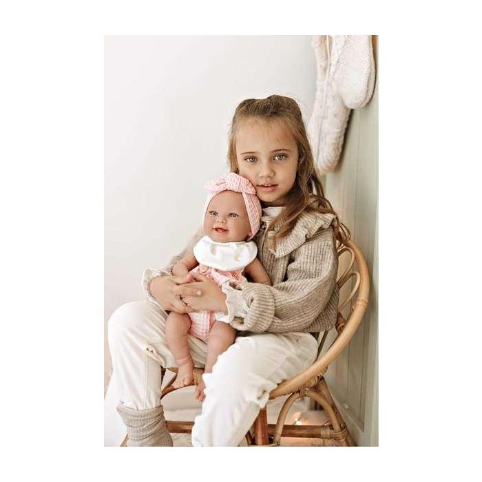 Muñecas Arias Muñeca Zoe 42 cm Rosa c/Cambiador y Babero (Cuerpo Vinyl, Sexo Niña) 2