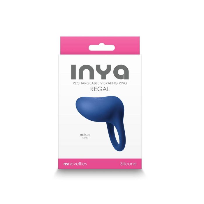 Anillo para el Pene NS Novelties Inya Azul 1 Anillo para el Pene NS Novelties Inya Azul 1