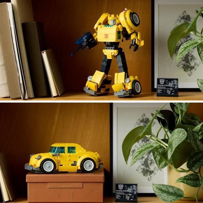 LEGO Icons 10338 Transformers Bumblebee - Figura de robot adulto - Vehículo 2 LEGO Icons 10338 Transformers Bumblebee - Figura de robot adulto - Vehículo 2