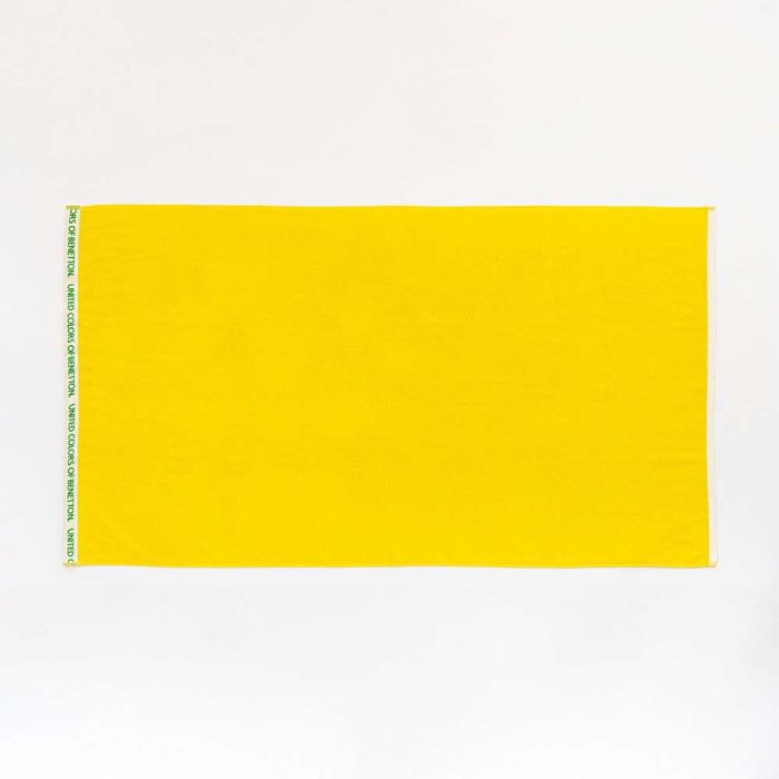 Toalla de playa 160x90cm 450 g/m² amarillo benetton 2