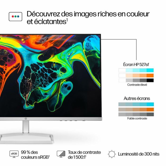 HP 527sf Monitor 27" FHD IPS 100Hz 5ms Blanco 17 HP 527sf Monitor 27" FHD IPS 100Hz 5ms Blanco 17