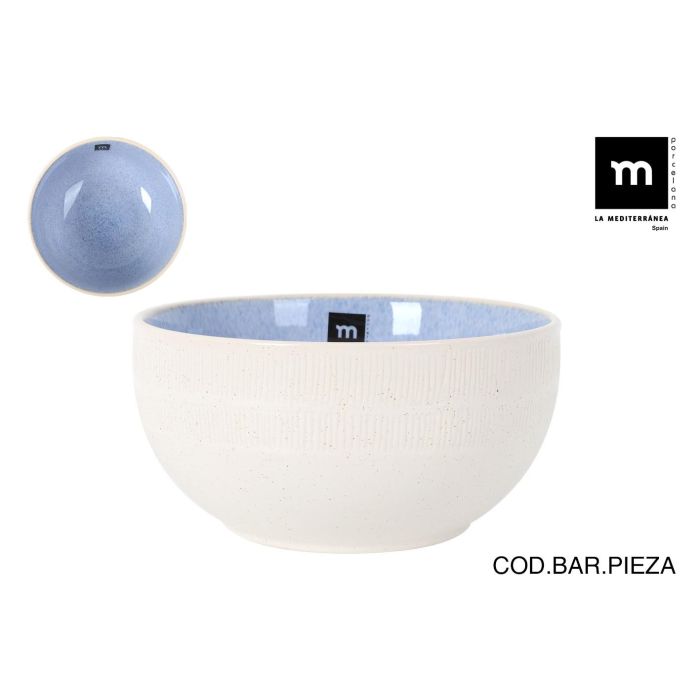 La Mediterranea Ensaladera Calobra Azul Ø18x9 cm (16 Unidades) La Mediterranea Ensaladera Calobra Azul Ø18x9 cm (16 Unidades)