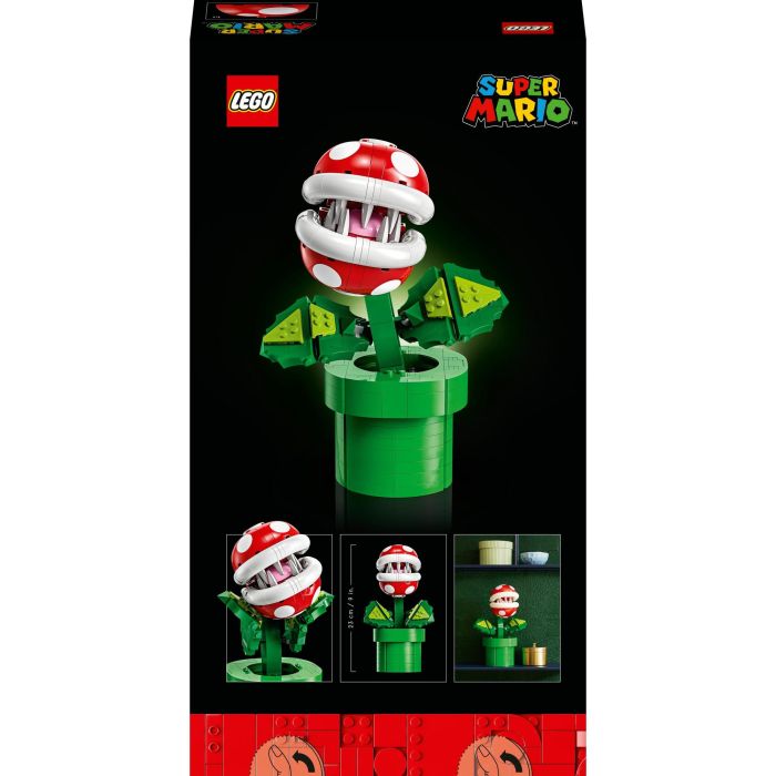 LEGO 71426 Super Mario Planta Piraña: Figura Articulada con Tubo y 2 Piezas, Modelo para Adultos 7 LEGO 71426 Super Mario Planta Piraña: Figura Articulada con Tubo y 2 Piezas, Modelo para Adultos 7