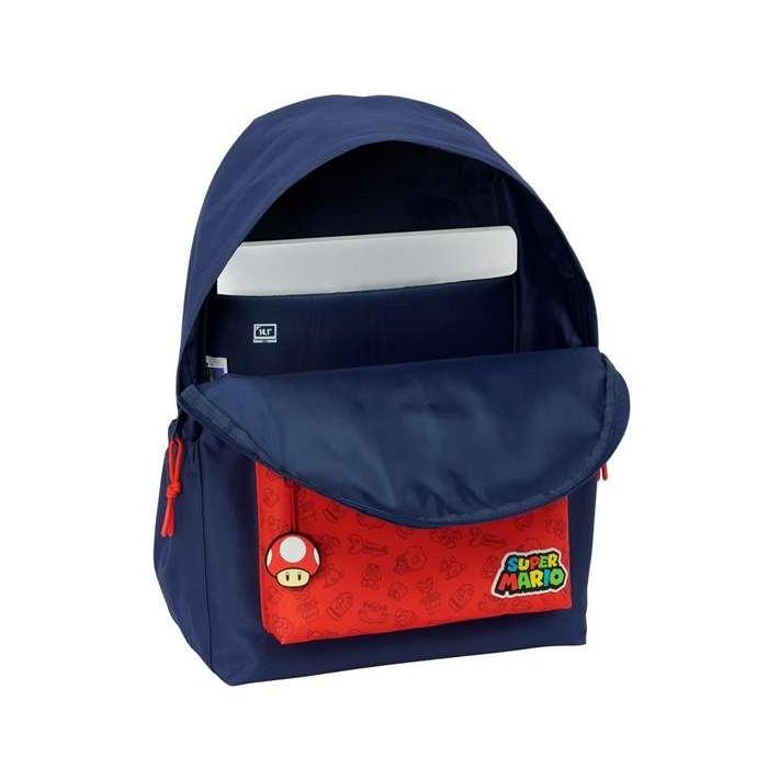 Safta Mochila para Portatil 14.1'' Super Mario "Trick" 31x43x13cm 2