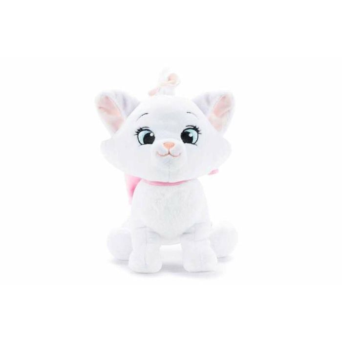 Peluche Disney Cakey Cat 25 cm Blanco Poliéster