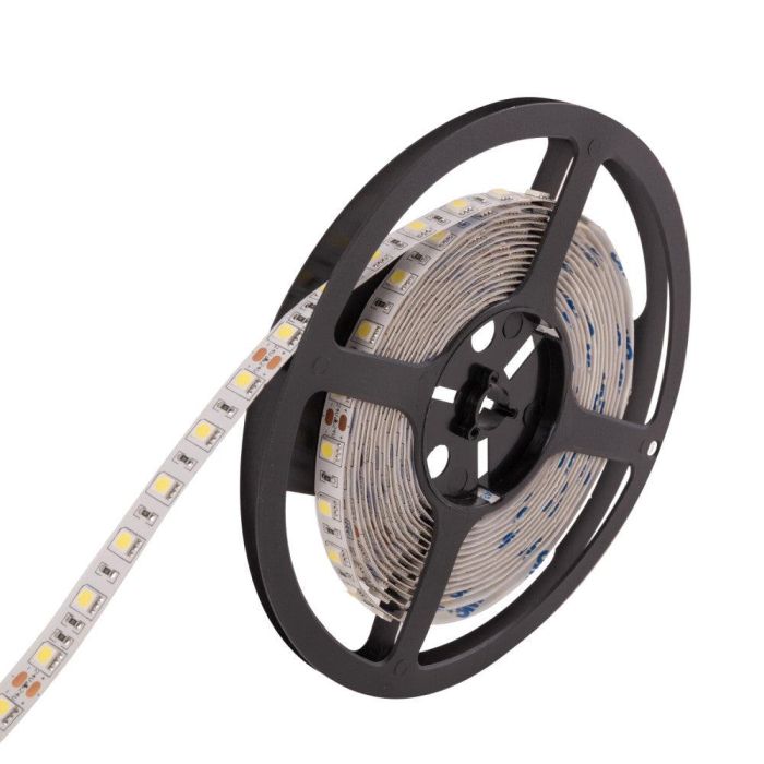Tira LED 300 x SMD5050 14,4W/M 24VDC IP20 5M x 5M-Blanco Cálido 5 Tira LED 300 x SMD5050 14,4W/M 24VDC IP20 5M x 5M-Blanco Cálido 5