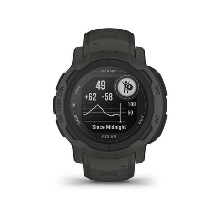Garmin Instinct 2 Solar 45mm negro Smartwatch Deportivo con GPS, Pulsómetro, Oxígeno en Sangre y Batería de Larga Duración 2 Garmin Instinct 2 Solar 45mm negro Smartwatch Deportivo con GPS, Pulsómetro, Oxígeno en Sangre y Batería de Larga Duración 2