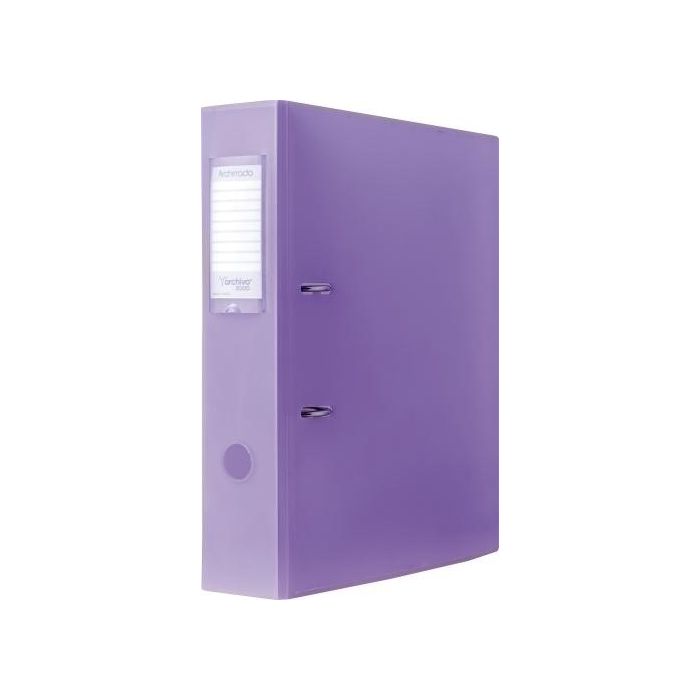 Archivador Palanca A.2000 Archirrado Pp A4 70Mm Transluc.Malva (Set de 8)