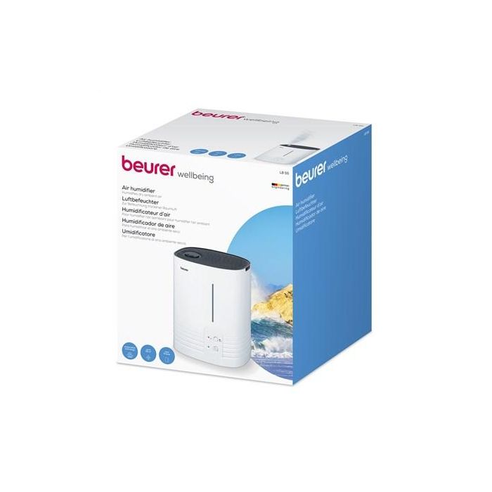 Beurer LB-55 Humidificador de Aire para Oficinas, 50 m2, 2 Niveles de Humidificación, Depósito Extraíble con Almohadillas Antical 6 Beurer LB-55 Humidificador de Aire para Oficinas, 50 m2, 2 Niveles de Humidificación, Depósito Extraíble con Almohadillas Antical 6