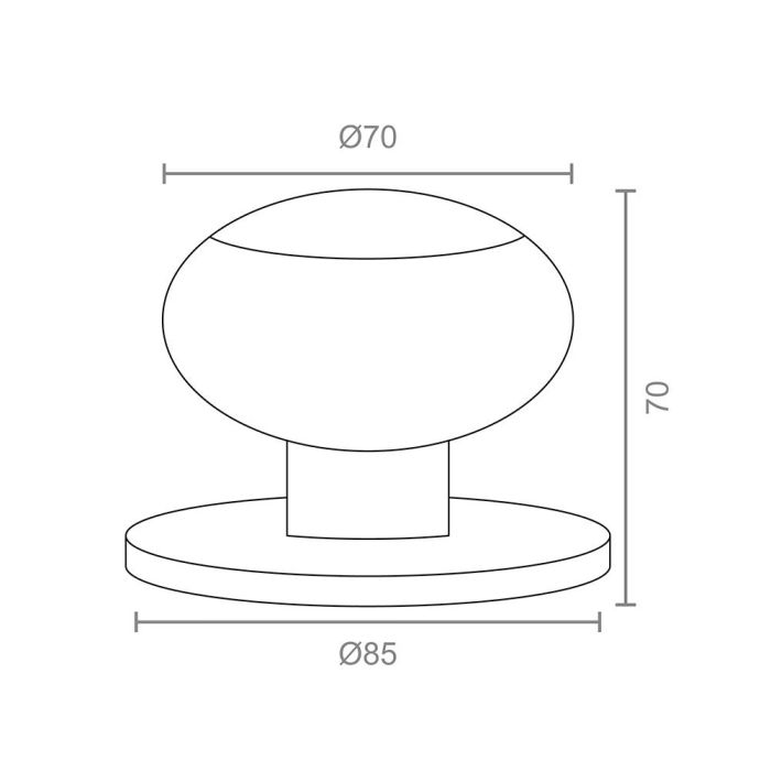 Blister pomo puerta aros pp01 70mm lp micel 2 Blister pomo puerta aros pp01 70mm lp micel 2