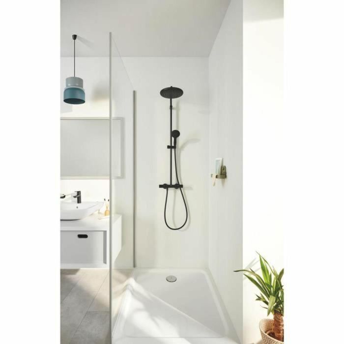 Grohe 266772431 Columna de ducha con mezclador termostático Vitalio Start System 250 Ahorro de agua Negro mate 4 Grohe 266772431 Columna de ducha con mezclador termostático Vitalio Start System 250 Ahorro de agua Negro mate 4