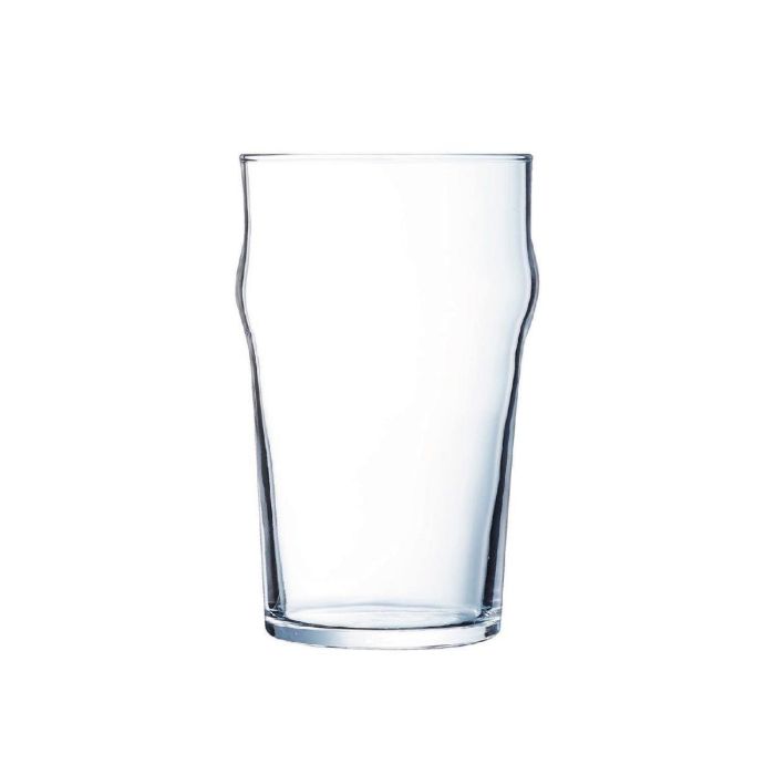Arcoroc Vasos Cerveza Nonic 28 cL de Vidrio Templado Extra Resistente Apilable y Apto Lavavajillas - Pack 24 Unidades