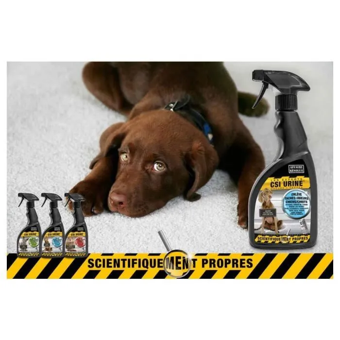 CSI Urine Spray Limpiador y Elimina Olores de Orina para Perros y Cachorros 500ml 1 CSI Urine Spray Limpiador y Elimina Olores de Orina para Perros y Cachorros 500ml 1