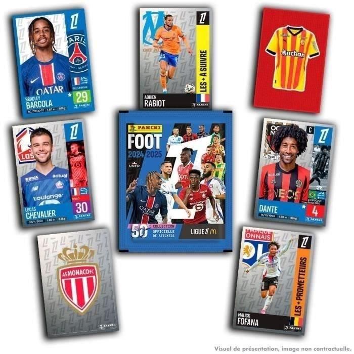 Blister - PANINI - Fútbol Ligue 1 2024-2025 - McDonald's - 12 bolsillos - 2 gratis - 98 pegatinas 4 Blister - PANINI - Fútbol Ligue 1 2024-2025 - McDonald's - 12 bolsillos - 2 gratis - 98 pegatinas 4
