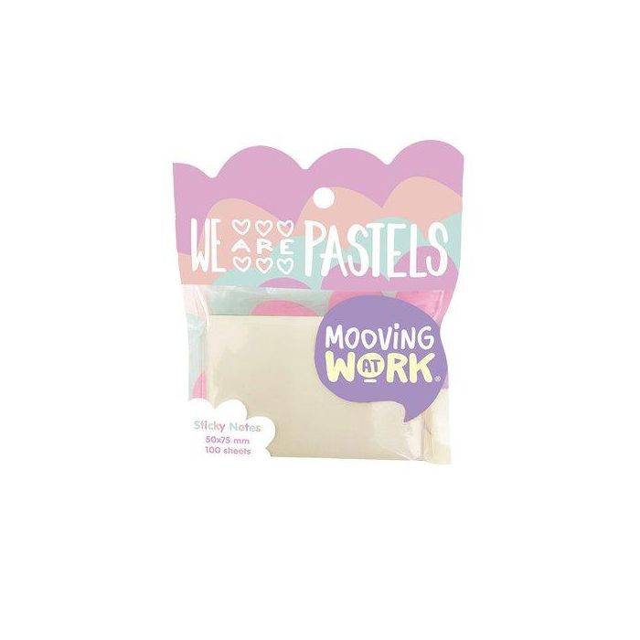 Notas Adhesivas Mooving Pastel 100H 50X75 4 Colores Surtidos