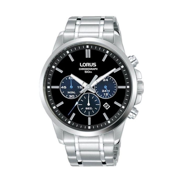 Reloj Hombre Lorus RT317JX9 Negro Plateado Reloj Hombre Lorus RT317JX9 Negro Plateado