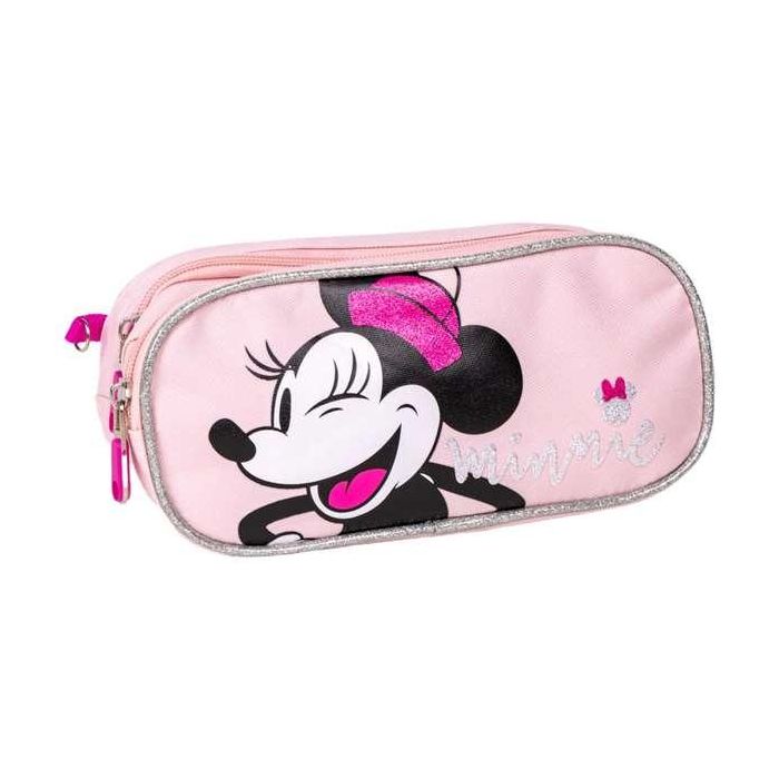 Estuche portatodo 2 compartimentos minnie