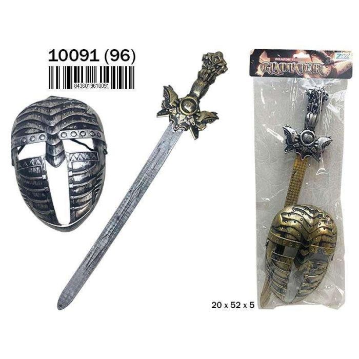 Espada con mascara