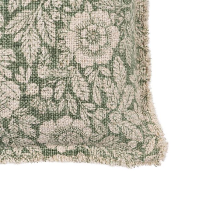 Cojín Flores Beige Oscuro 60 X 40 cm