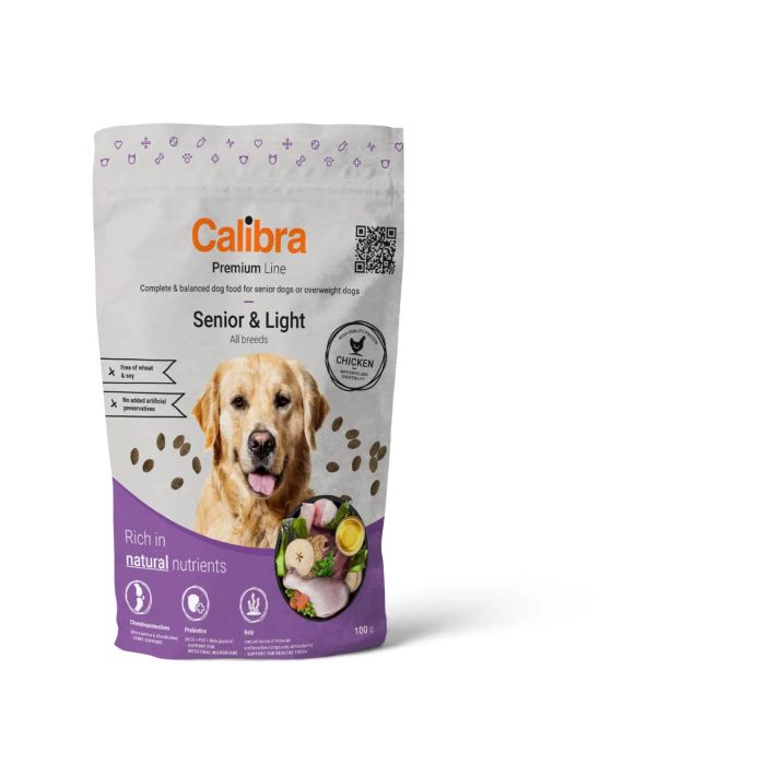 Calibra Dog Premium Senior Light Pollo 100 gr Form.Prueba