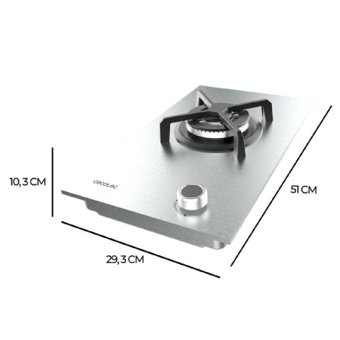 Placa de Gas Cecotec G 1400S 3400 W Placa de Gas Cecotec G 1400S 3400 W