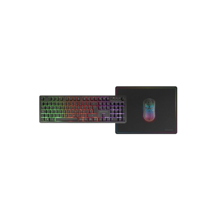 Pack Gaming Mars Gaming MCPWX/ Teclado Inalámbrico + Ratón Inalámbrico + Alfombrilla 1 Pack Gaming Mars Gaming MCPWX/ Teclado Inalámbrico + Ratón Inalámbrico + Alfombrilla 1