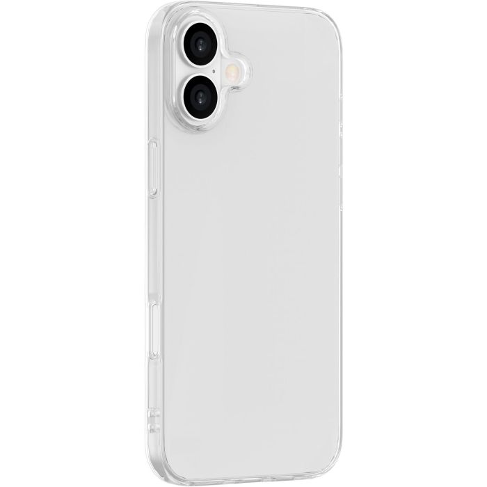 eSTUFF Funda INFINITE VIENNA para iPhone 16 Transparente TPU 100% Plástico Reciclado 1