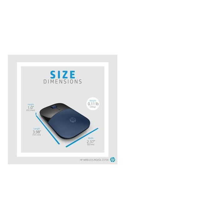HP Z3700 Blue Wireless Mouse 4 HP Z3700 Blue Wireless Mouse 4