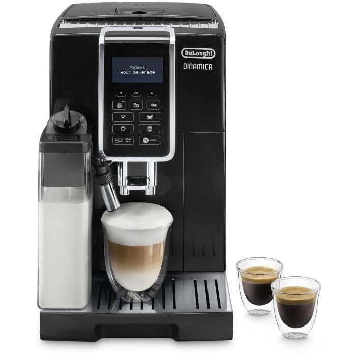 De'Longhi ECAM 350.55.B Molinillo espresso Dinamica con Pantalla Táctil, Capuchino Un Toque, Jarra Leche y Depósito 300gr, Negro 0 De'Longhi ECAM 350.55.B Molinillo espresso Dinamica con Pantalla Táctil, Capuchino Un Toque, Jarra Leche y Depósito 300gr, Negro 0