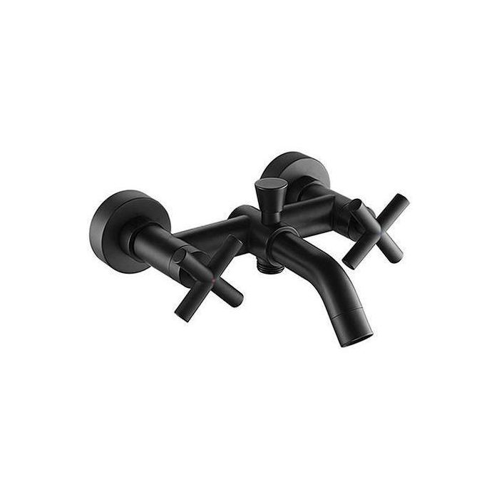 Edouard Rousseau EDO3047404061678 Mezclador de Baño y Ducha NANKA Negro