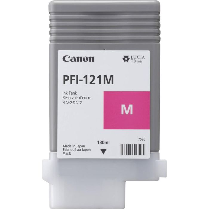 CANON Tinta gran formato Magenta para TM-255,TM-350,TM-355 PFI-121M 130ml