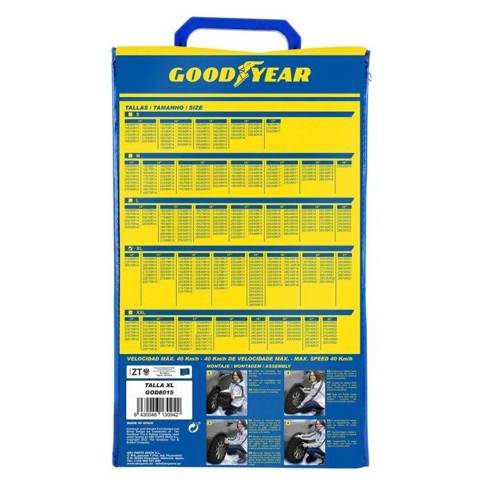 Cadenas de Nieve de Coche Goodyear ULTRA GRIP (XL) Cadenas de Nieve de Coche Goodyear ULTRA GRIP (XL)