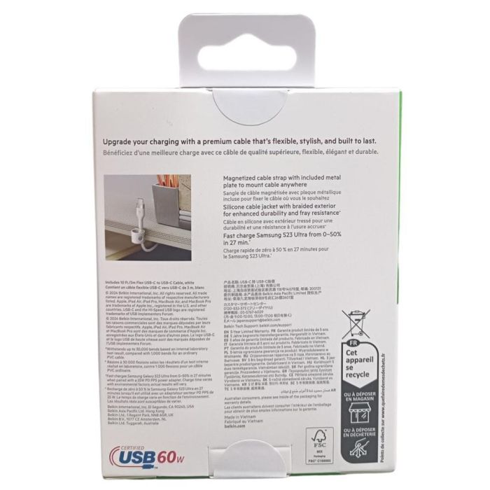 Cable Usb Tipo C Belkin 3M 2