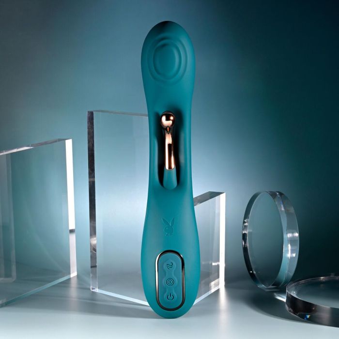 Vibrador Doble Estimulación Evolved Playboy Verde 3