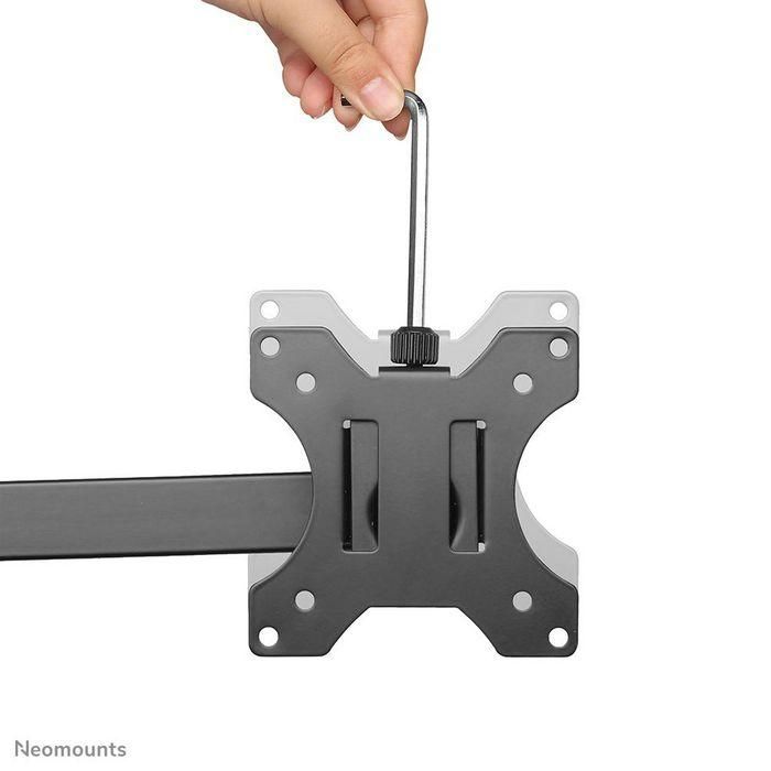 Neomounts Full Motion Dual Desk Mount (Clamp & Grommet) For Two 10-32" Monitor Screens, Height Adjustable - Black 14 Neomounts Full Motion Dual Desk Mount (Clamp & Grommet) For Two 10-32" Monitor Screens, Height Adjustable - Black 14