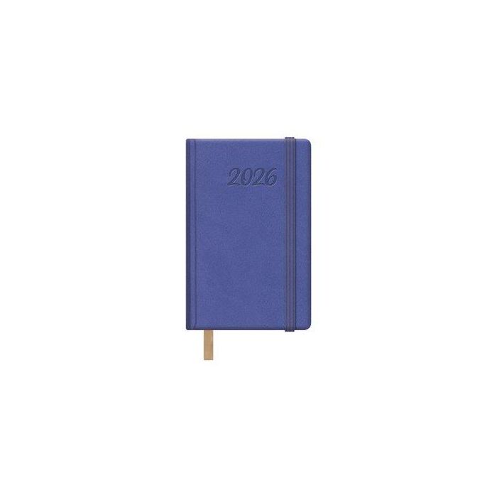Agenda Anual (2026) Dohe Samba Cosida Tapa Extra Polipiel Con Goma 85X130 S/V Morado
