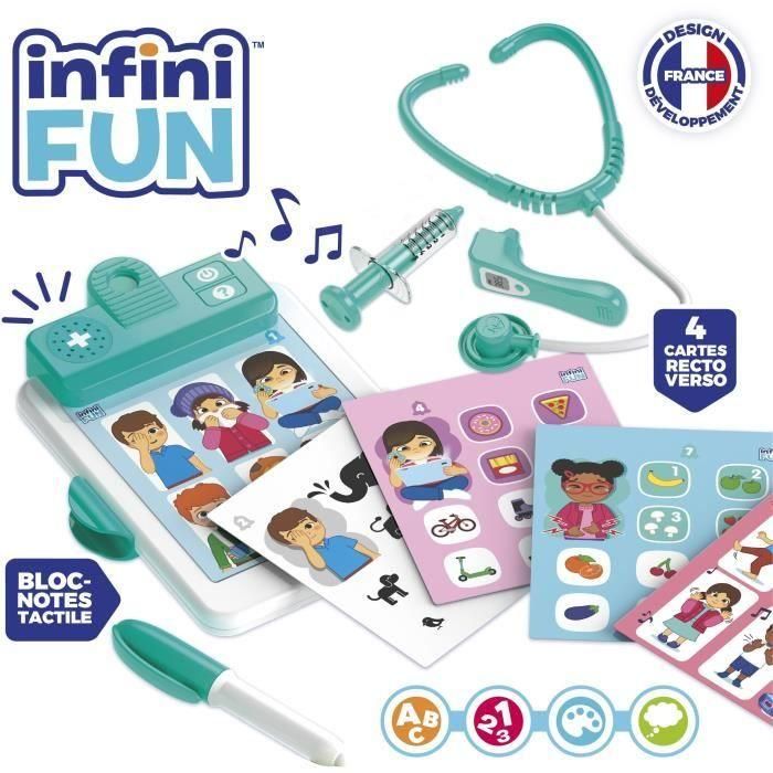 KD AAAAL87402 My Educational Doctor Kit: Juego educativo con +300 frases y 15 temas para niños de 2+ años