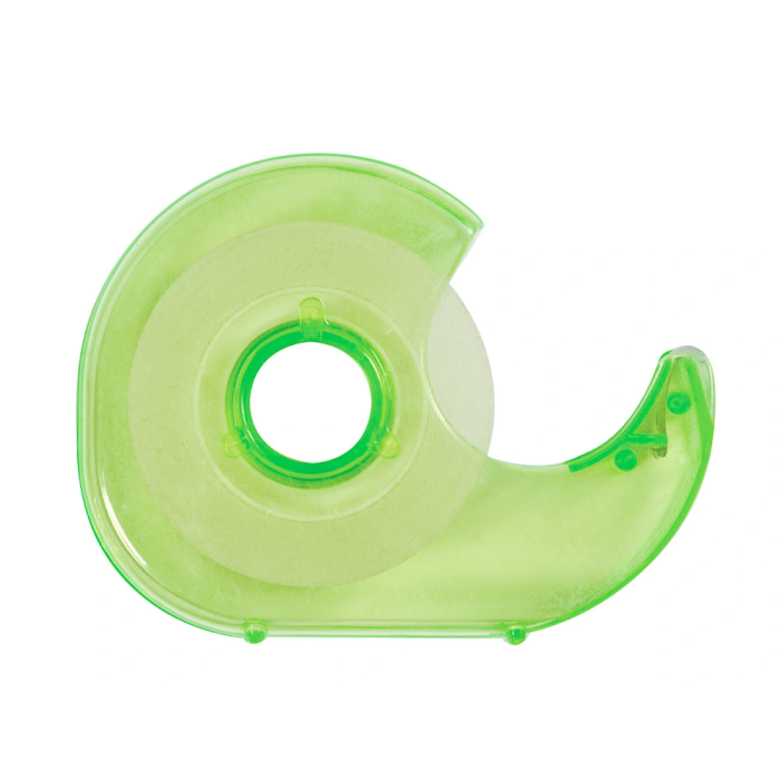 Q-connect Miniportarrollo para Cinta de 33 mt x 19 mm, Incluye Cinta, Dimensiones 125x100x29 mm 1