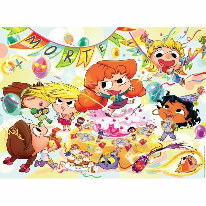 Nathan NAT1696547212600 Puzzle Mortelle Adèle Cumpleaños Mortel 150 Piezas Dibujos Animados Infantil 5