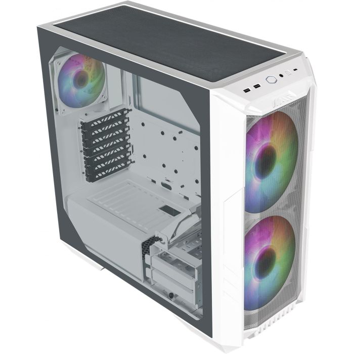 Cooler Master HAF 500 Caja PC Midi Tower Blanco ARGB Cristal Templado (H500-WGNN-S00) - Compatible E-ATX, 2x Ventiladores 200mm, RGB 6 Cooler Master HAF 500 Caja PC Midi Tower Blanco ARGB Cristal Templado (H500-WGNN-S00) - Compatible E-ATX, 2x Ventiladores 200mm, RGB 6