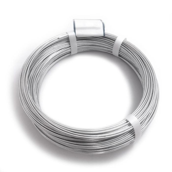 Null Alambre zincado n° 14, calibre 2,20 mm x 50 m, 1500 gr