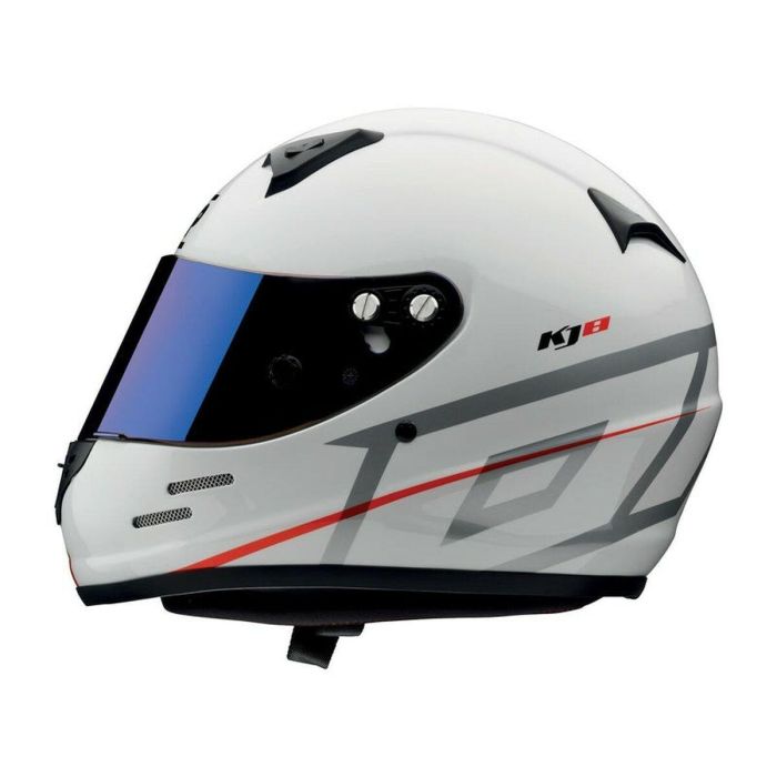 Casco OMP KJ8 EVO XS Blanco 3