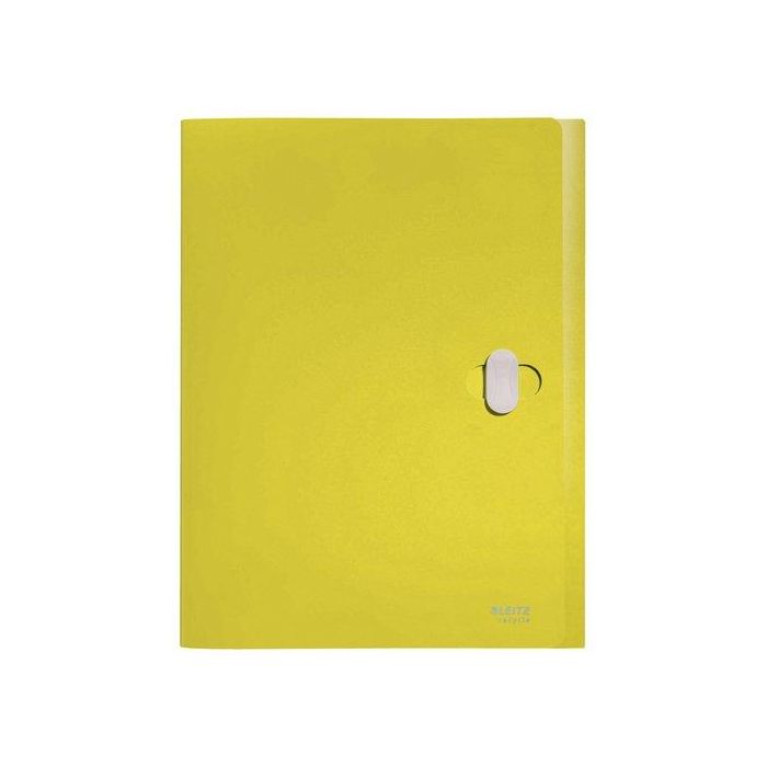 Leitz Carpeta Proyectos Reciclada DIN A4 Polipropileno Lomo 38mm Amarillo – 80% Plástico Reciclado, Blue Angel