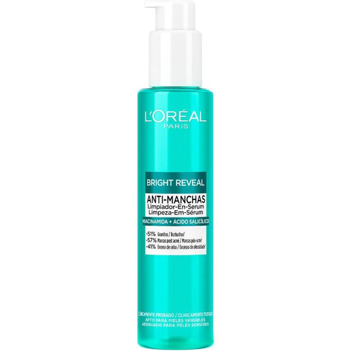 L'Oréal Paris BRIGHT REVEAL NIACINAMIDA Limpiador en Sérum con Niacinamida 150 ml 1