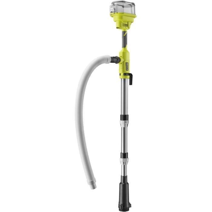 Bomba telescópica de 18 V - RYOBI - 3.360 l/h - Altura máxima de suministro 7 m Bomba telescópica de 18 V - RYOBI - 3.360 l/h - Altura máxima de suministro 7 m