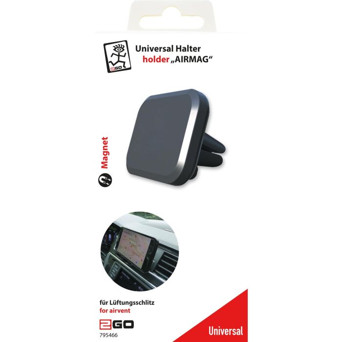 2GO Universal Smartphone-Magnet-Halter AIRMAG f. Lüftungssch 3