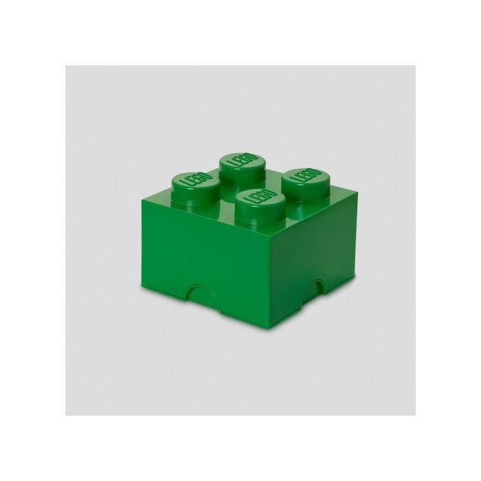 LEGO Storage Brick 4 Verde – Contenedor de Almacenamiento Juguetes